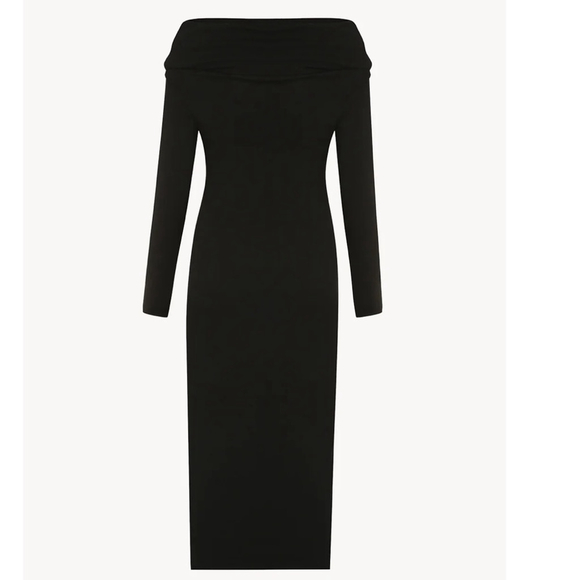 Armarium Italy Black ‘Debra’ Merino Wool Sweater Dress Small - Picture 3 of 16